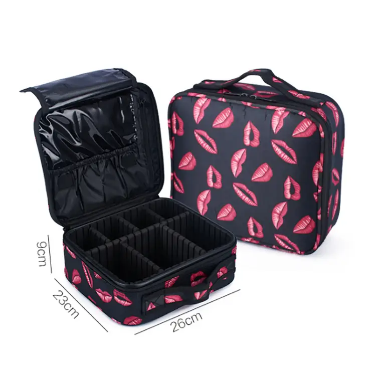 lipstick-print-makeup-organizer-adjustable-compartments (2)